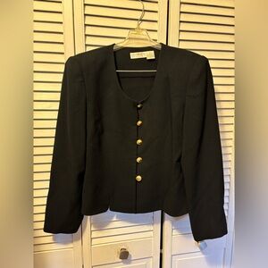 Liz Claiborne Black Jacket and Skirt